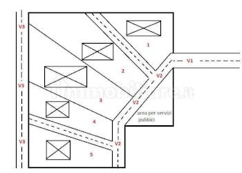 Planimetria - Terreno edificabile Cantone Chiesa, Casale Monferrato - foto 1