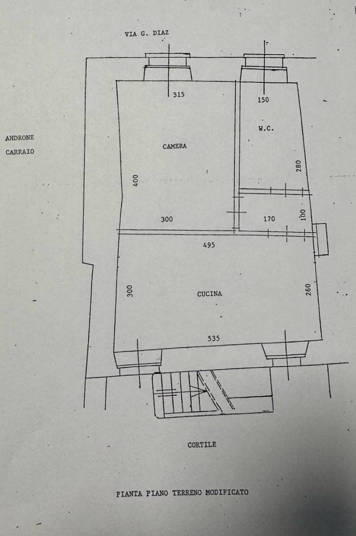 Two-room apartment via Generale Armando Diaz, 7, Luserna San Giovanni - floor plans 1