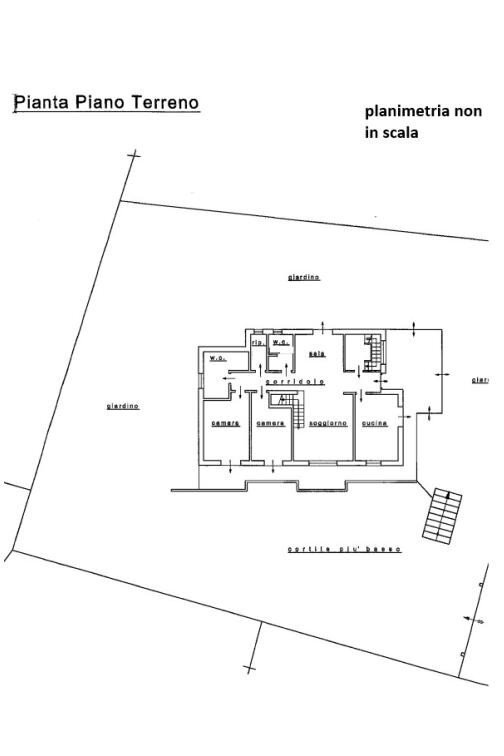 Villa Località Monticelli, Verrua Savoia - planimetria 1