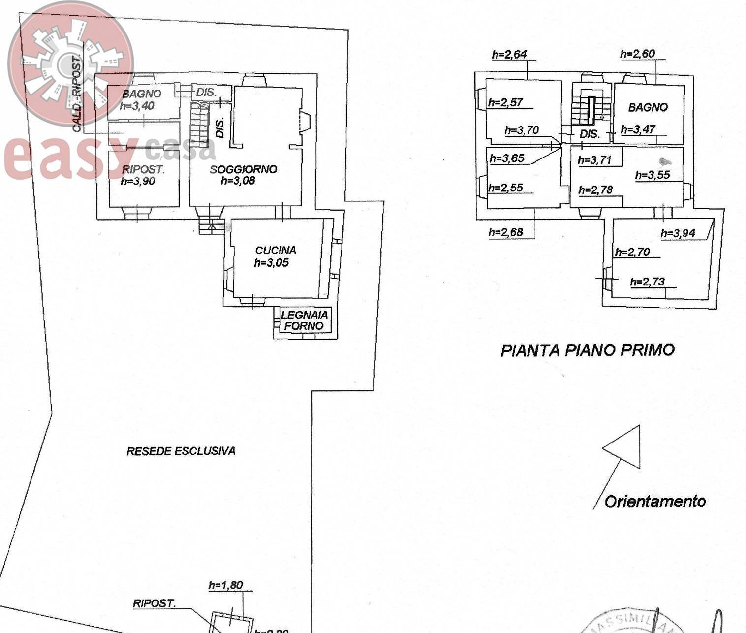 Foto 40 - Rustico via massarosa, Massarosa - planimetria 1
