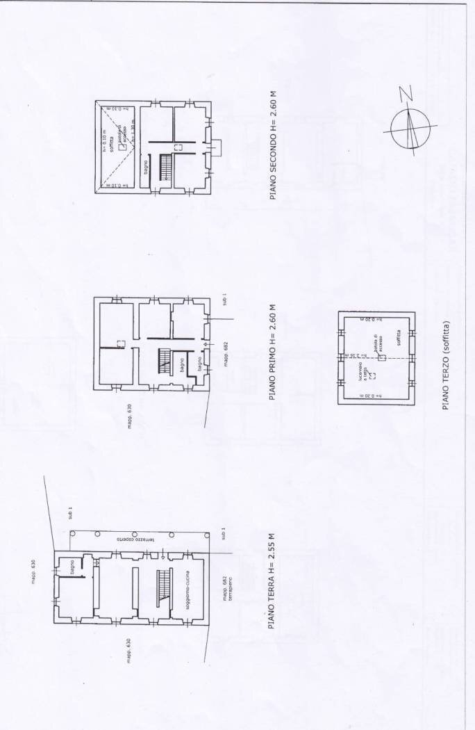 Villa Località Canneto, Gorreto - planimetria 1