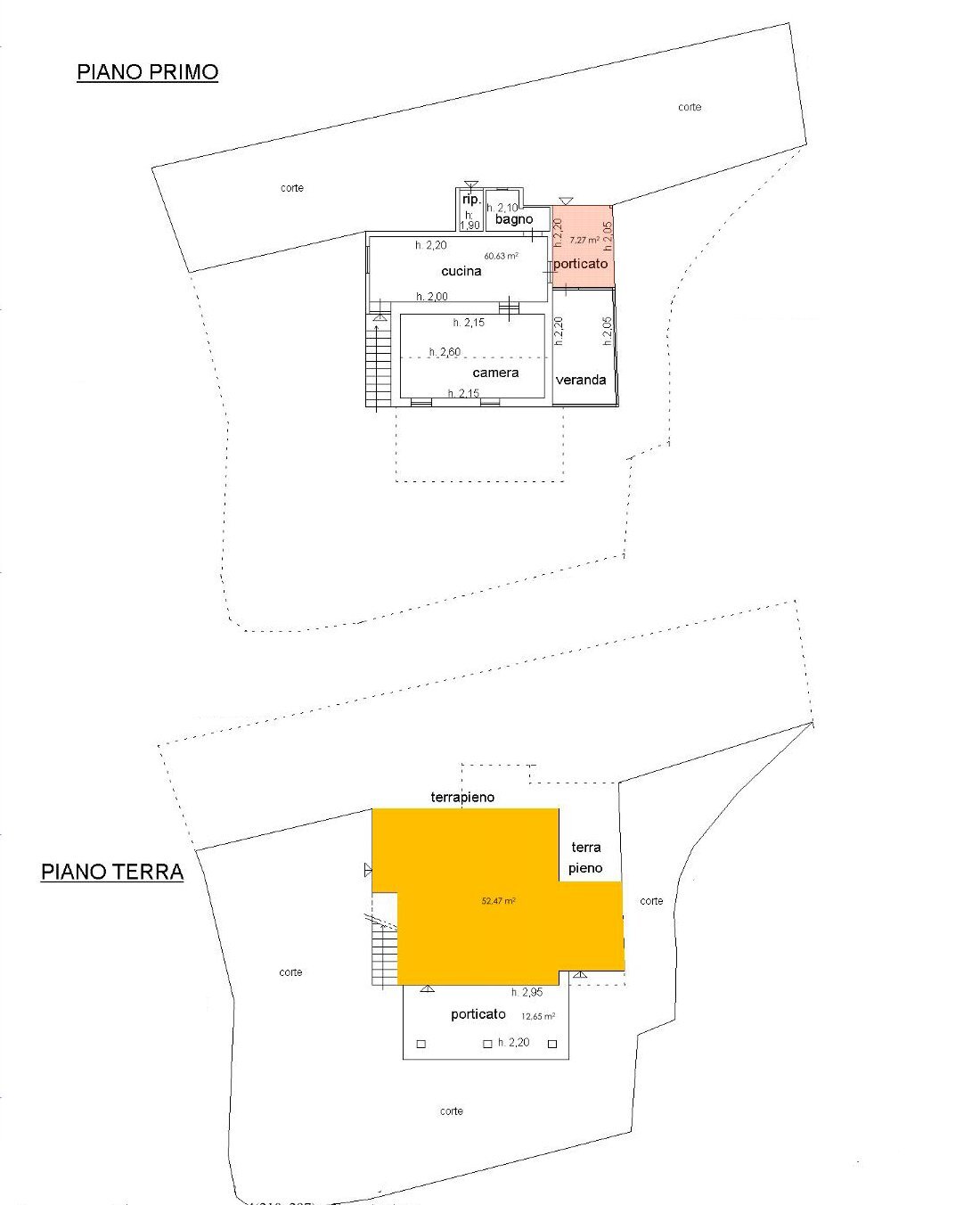 Independent house Località Pozzuolo, snc, Dolceacqua - floor plans 1