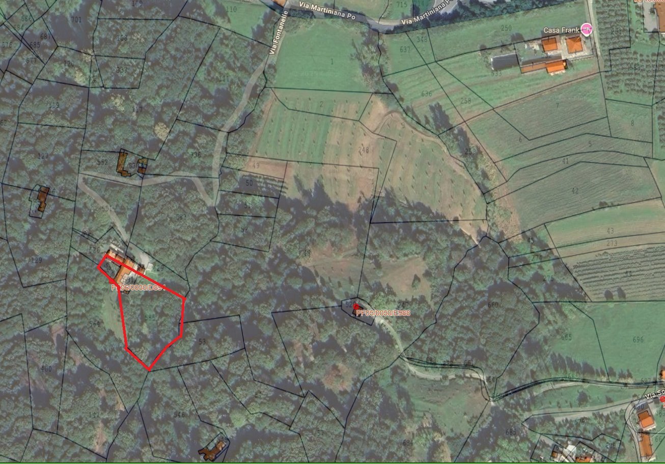 Independent house Via Fontanelle, 1, Gambasca - floor plans 1