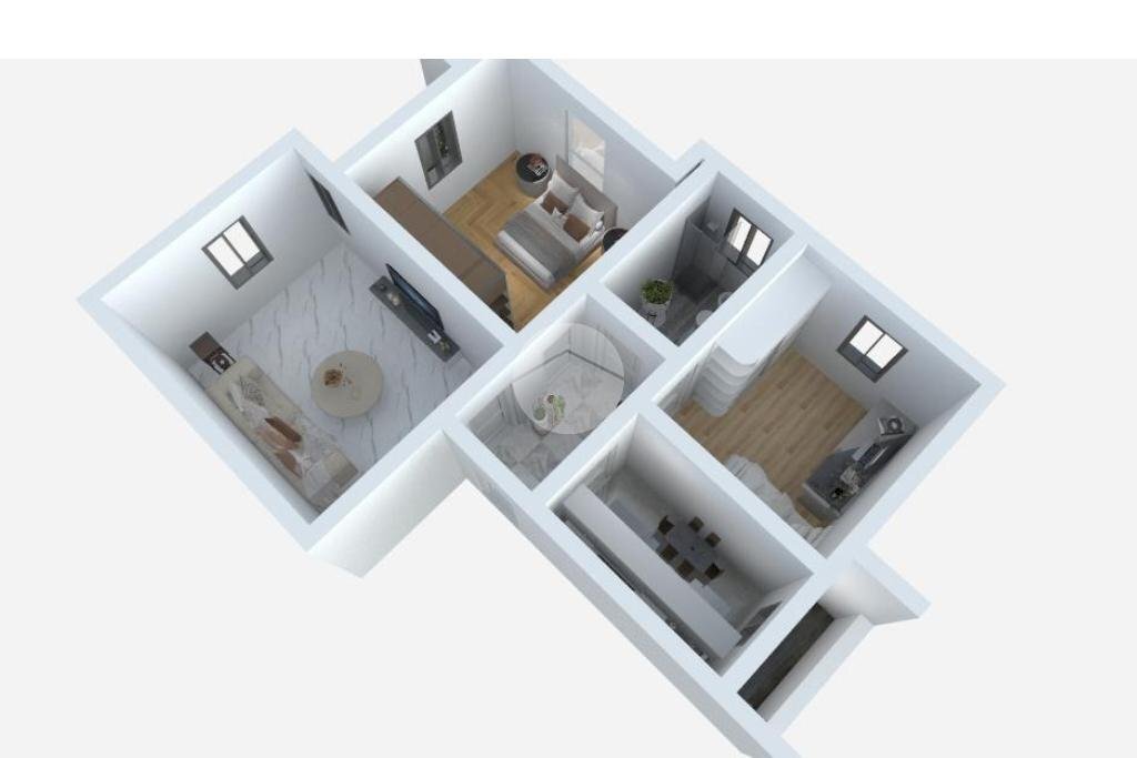 Three-room apartment Vicolo San Giacomo, Magenta - floor plans 1