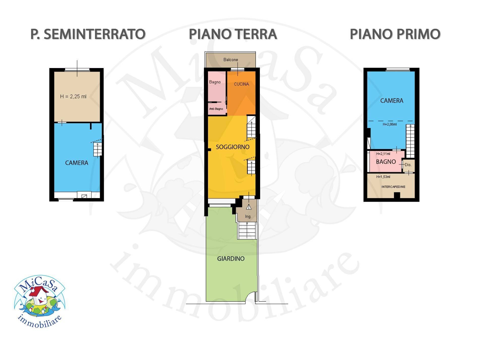 Foto 16 - Villa a Schiera viale del tirreno
 
82, Pisa - planimetria 1