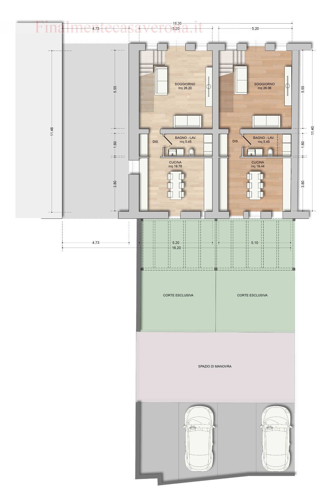 Foto 10 - Villa a Schiera via fenilon, Verona - planimetria 1