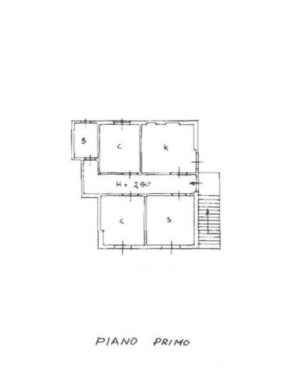 Four-room apartment Viale delle Rimembranze, Apricale - floor plans 1
