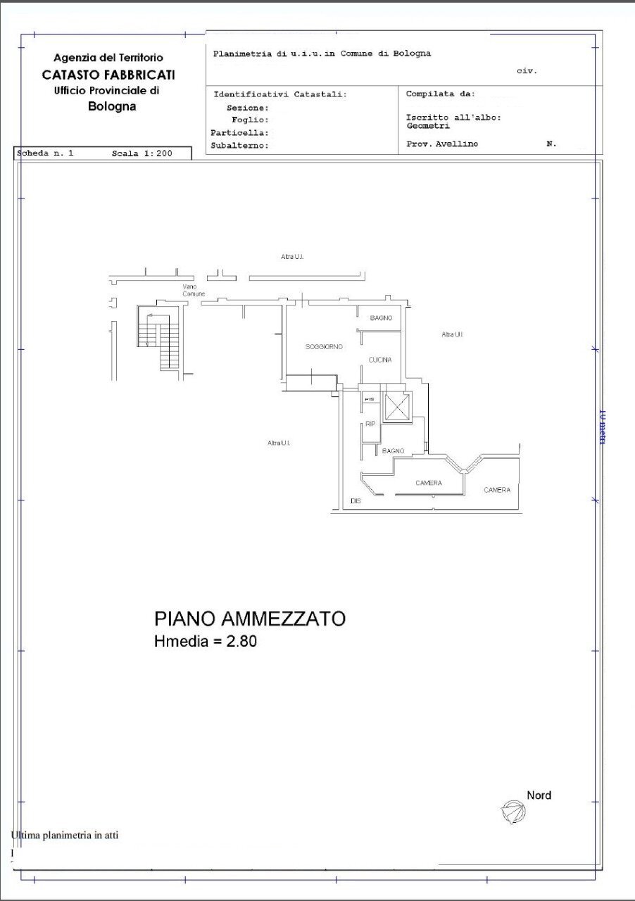 Apartment Bologna - floor plans 1