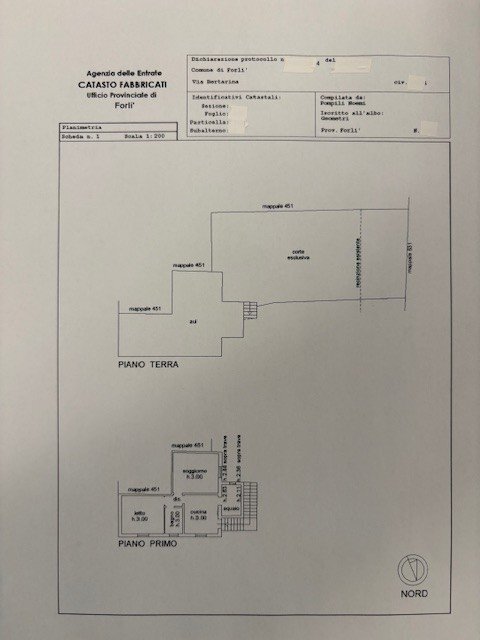 Apartment Forlì - floor plans 1
