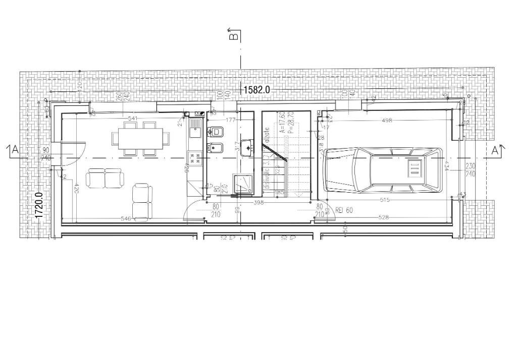 Casa semi indipendente Via saletto, Bentivoglio - planimetria 1