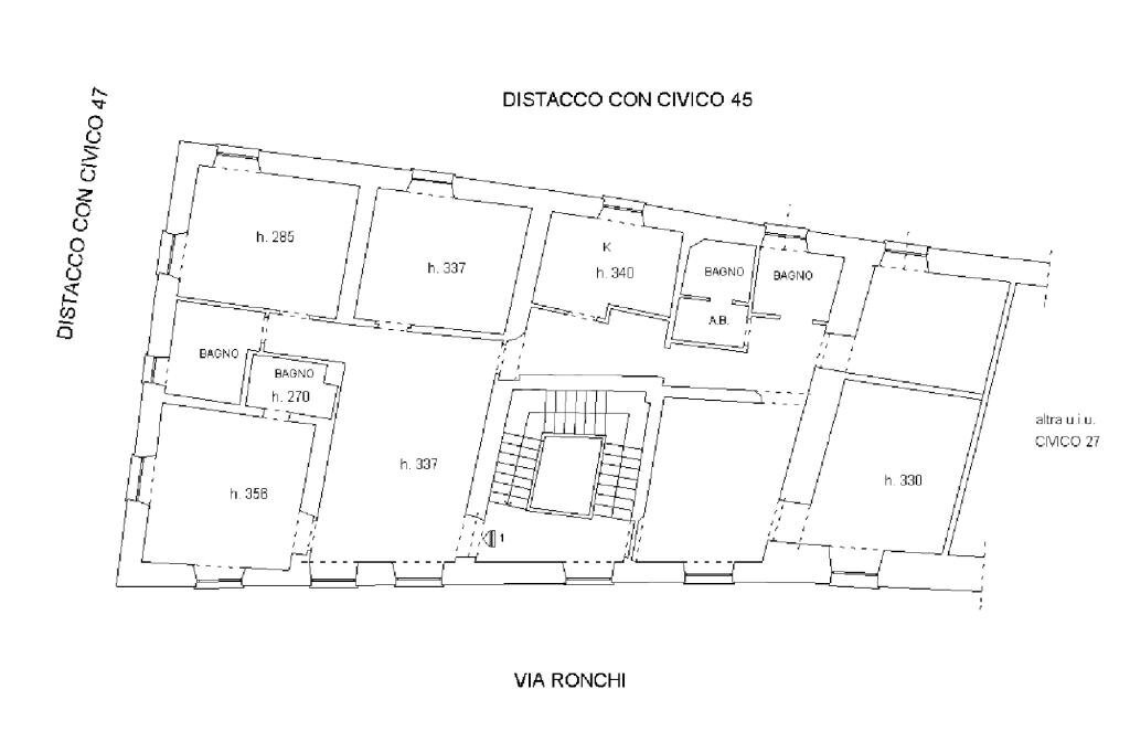 Appartamento Via Ronchi, Genova (zona Multedo) - planimetria 1