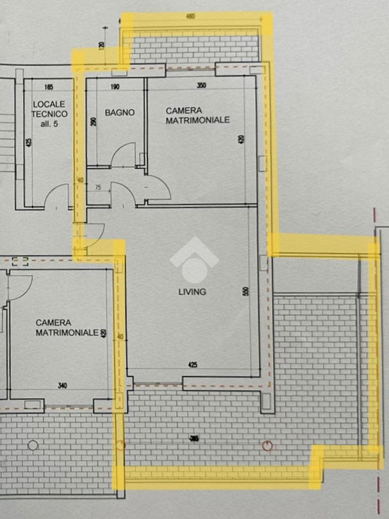 Bilocale Via Giaveno, Rivalta di Torino - planimetria 1