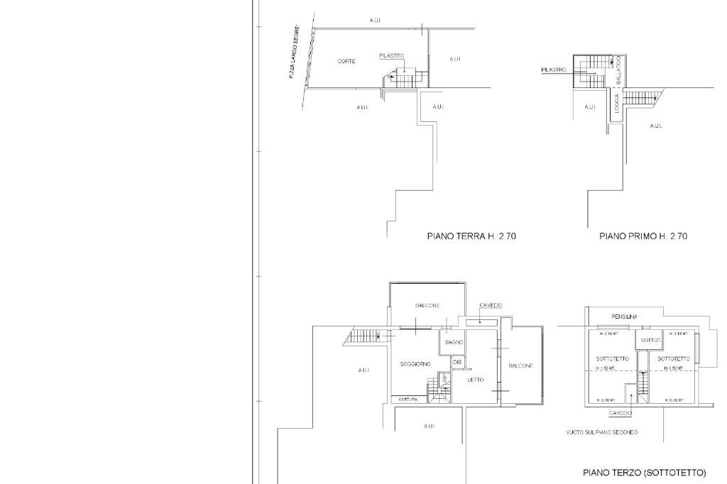 Quadrilocale Via Pinarella, Cervia - planimetria 1