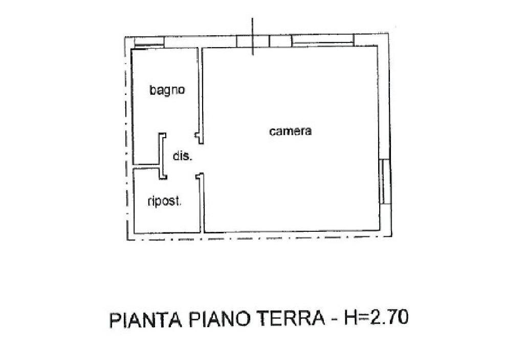 Monolocale Via M. Cavallazzi, Ravenna (zona Porto Fuori) - planimetria 1