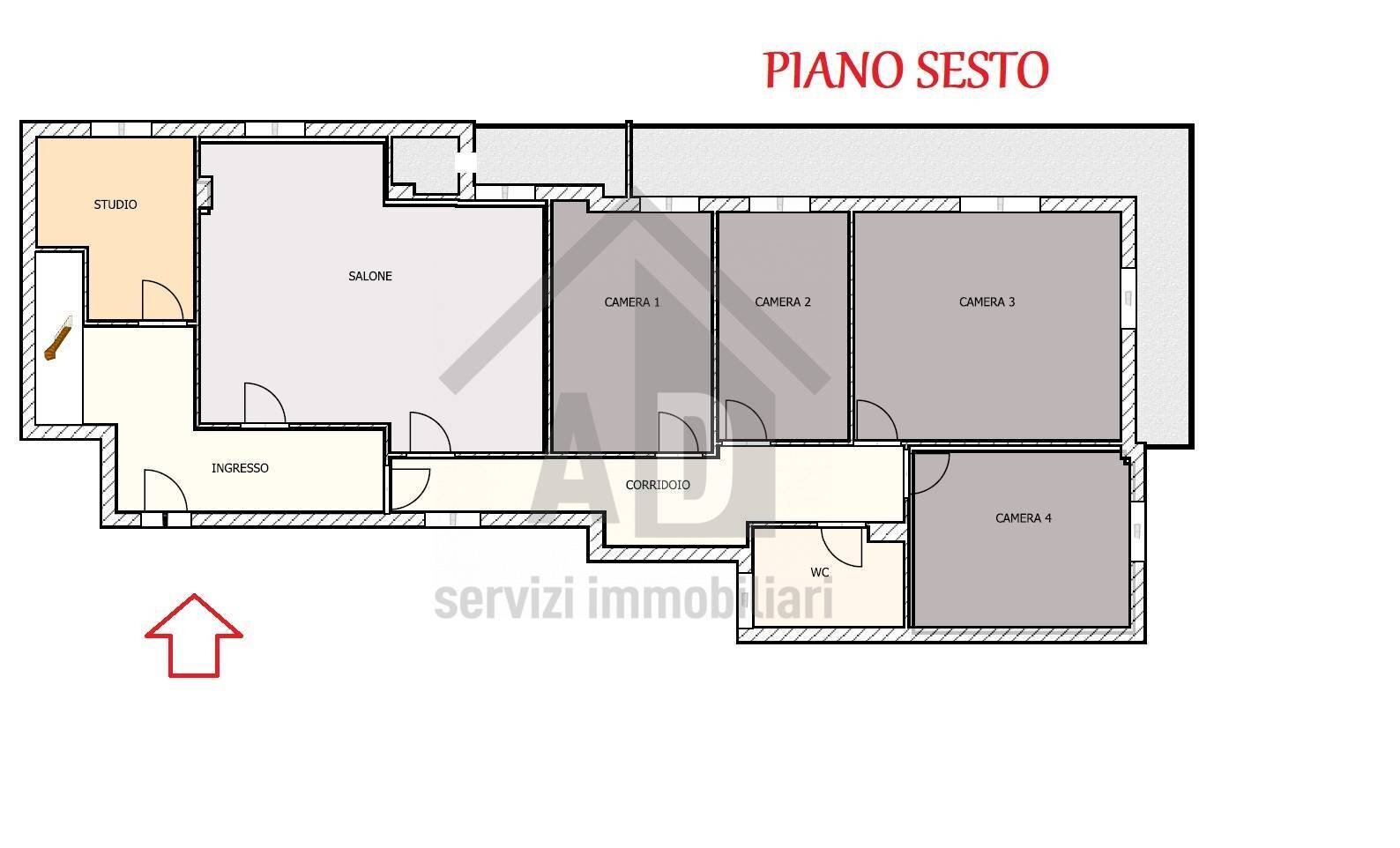 Foto 59 - Attic via terenzio tavolaro
 
34, Cosenza - floor plans 1