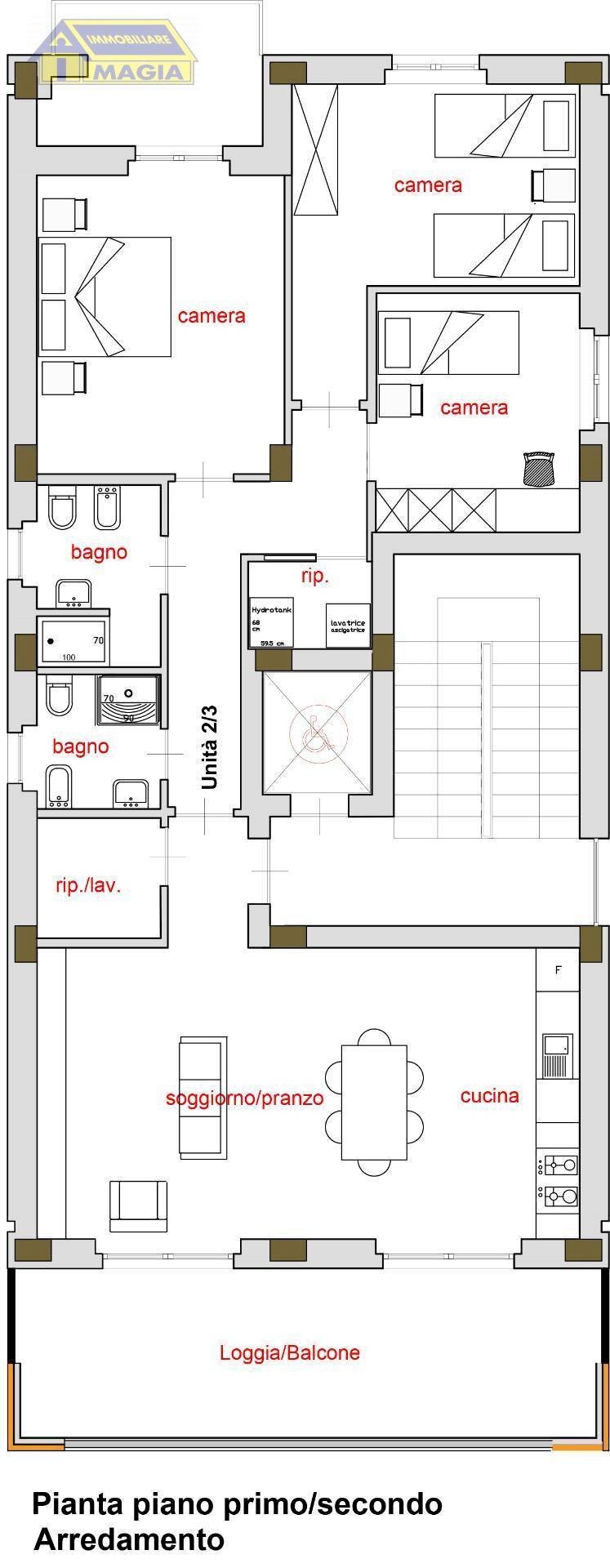 Foto 2 - Four-room apartment 1, San Benedetto del Tronto - floor plans 1