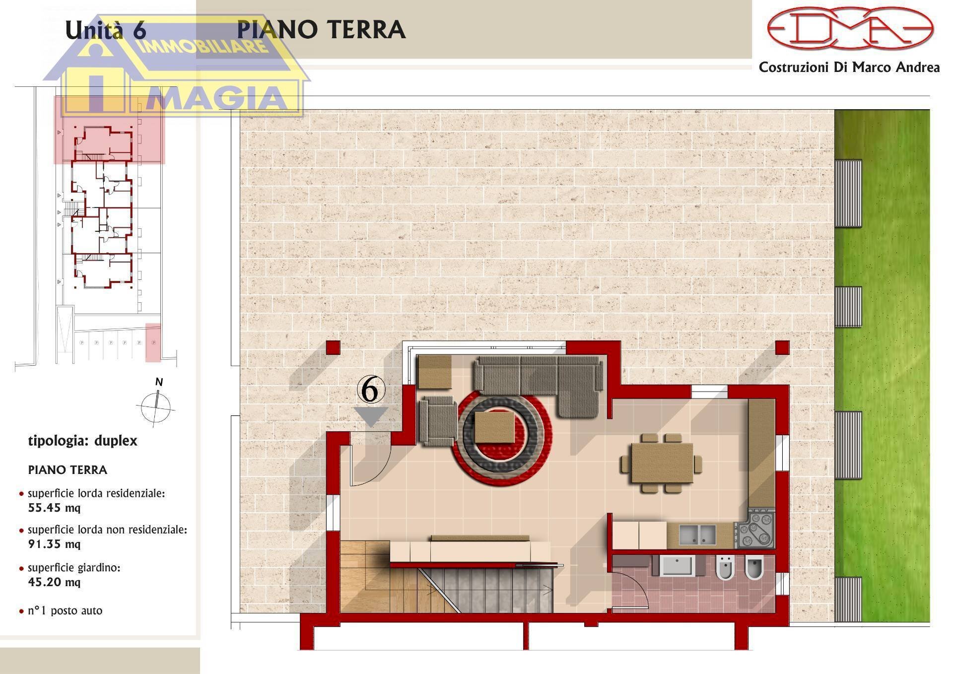 Foto 2 - Villa a Schiera 6, Colli del Tronto - planimetria 1