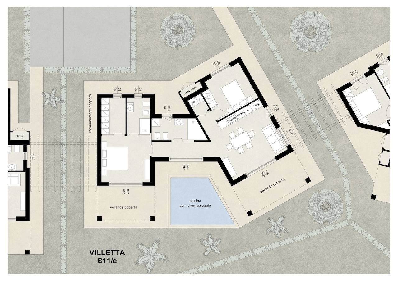 Foto 20 - Villa Isola Rossa, Trinità d'Agultu e Vignola - floor plans 1