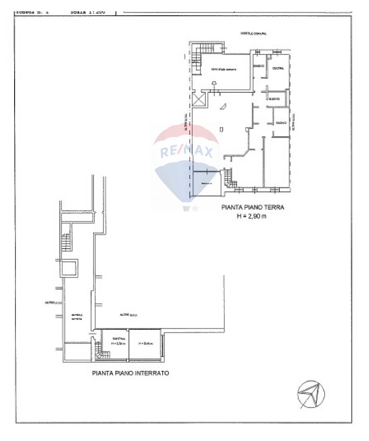 Pianta 2D - Commercial Premises Solbiate Arno - floor plans 1