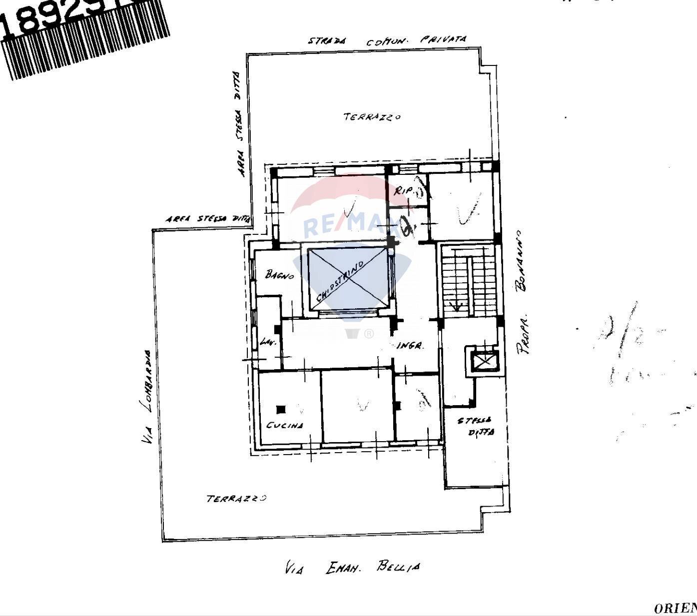 Pianta 2D - Attico Via Emanuele Bellia
 
226, Paterno - planimetria 1