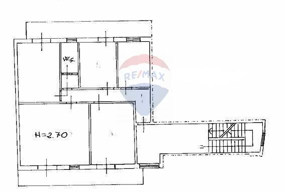 Pianta 2D - Quadrilocale Via Spiaggia
 
285, Mascali - planimetria 1
