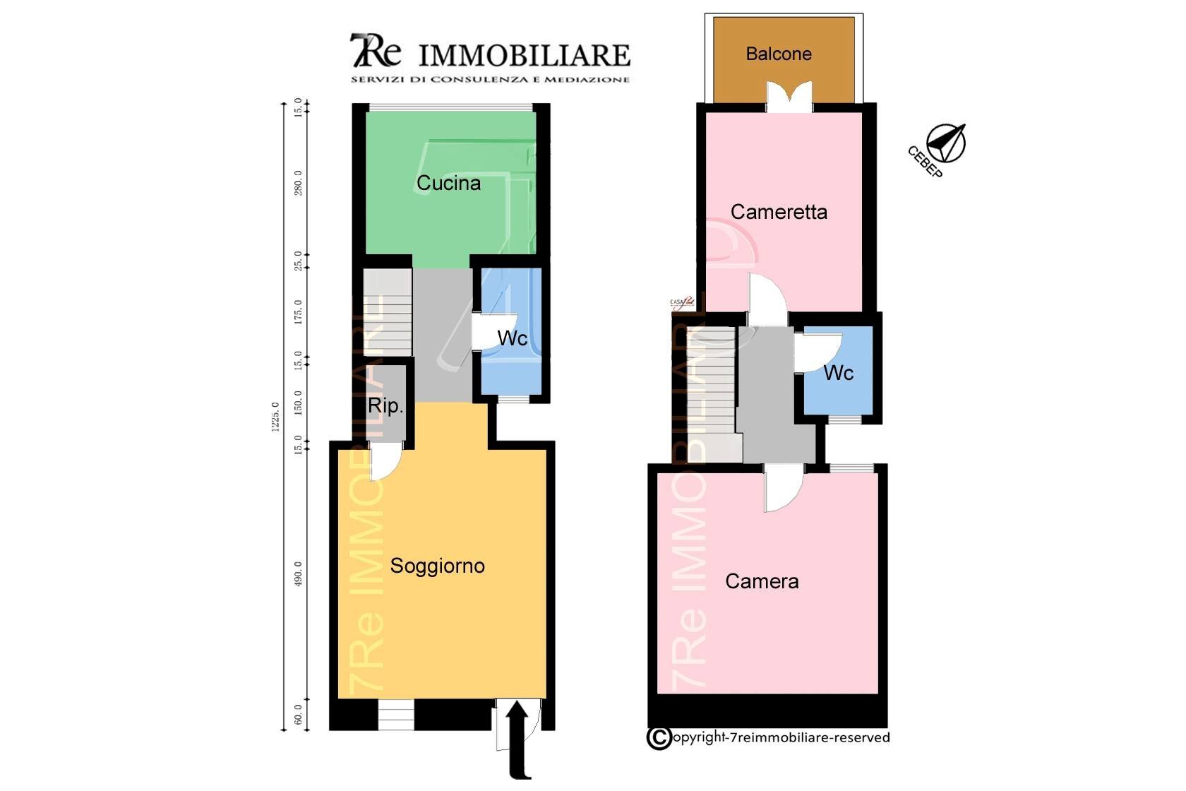 Foto 2 - Appartamento via veronica
 
60, Altofonte - planimetria 1