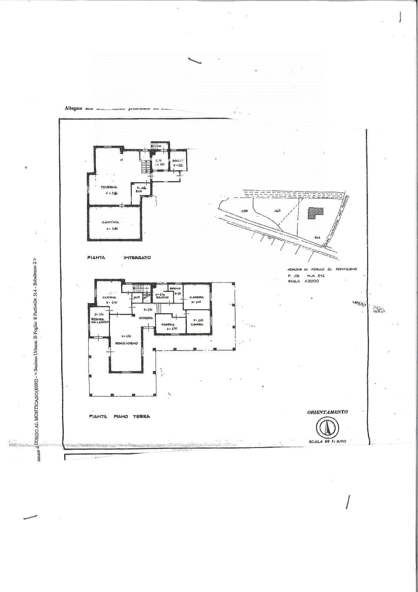 Foto 36 - Independent house via sant'antonino
 
7, Gorgo al Monticano - floor plans 1
