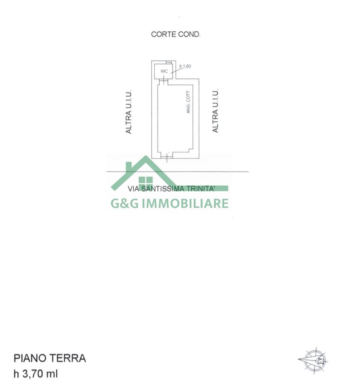 Foto 11 - Casa indipendente Via Santissima Trinita', Catania - planimetria 1