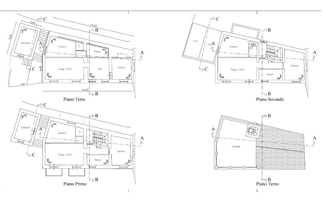 Rustico Via della Madonnetta, Cogorno - planimetria 1