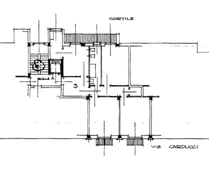 Four-room apartment Via Giosuè Carducci, 52, Asti - floor plans 1