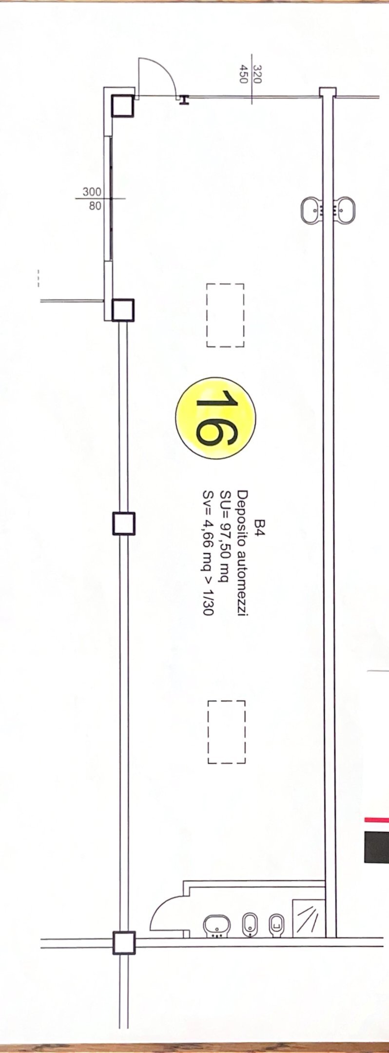 planimetria capannone - Capannone Imola - planimetria 1