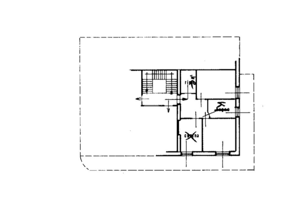Three-room apartment Via Privata Genova Bocchi Bianchi, Alassio - floor plans 1