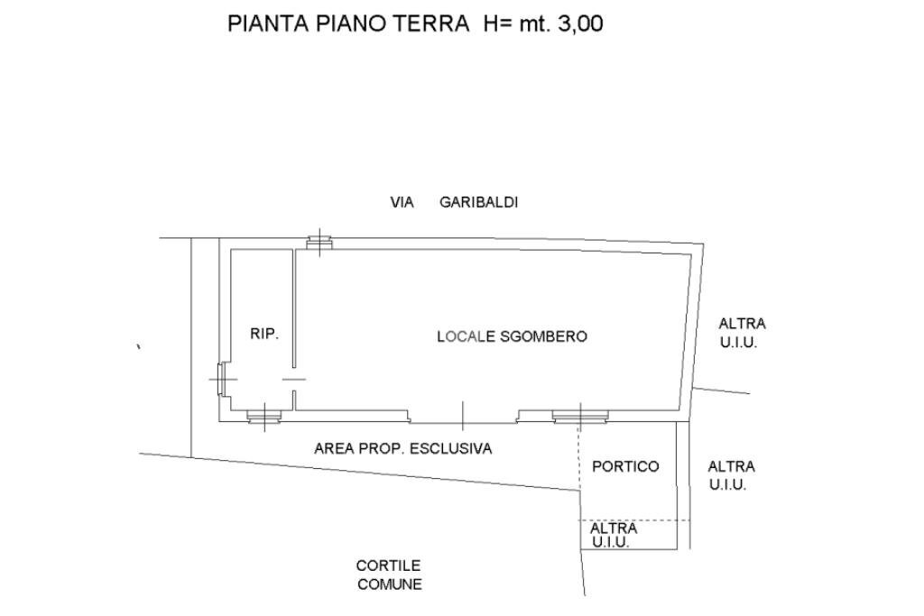 Casa semi indipendente Via garibaldi, Arignano - planimetria 1