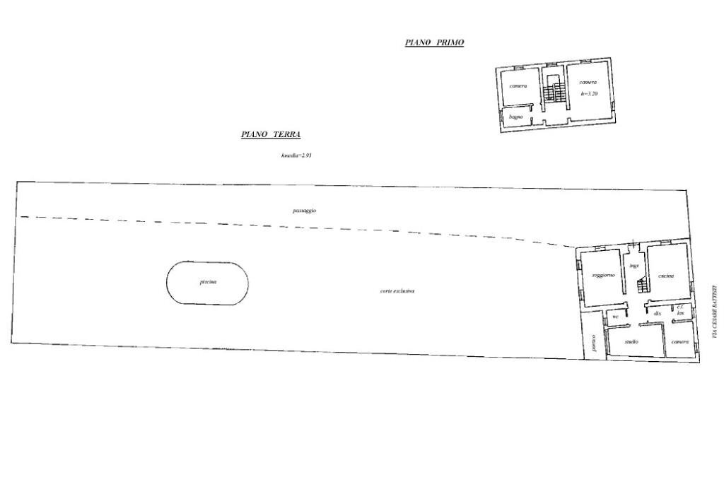 Villa Via Cesare Battisti, Galliate - planimetria 1