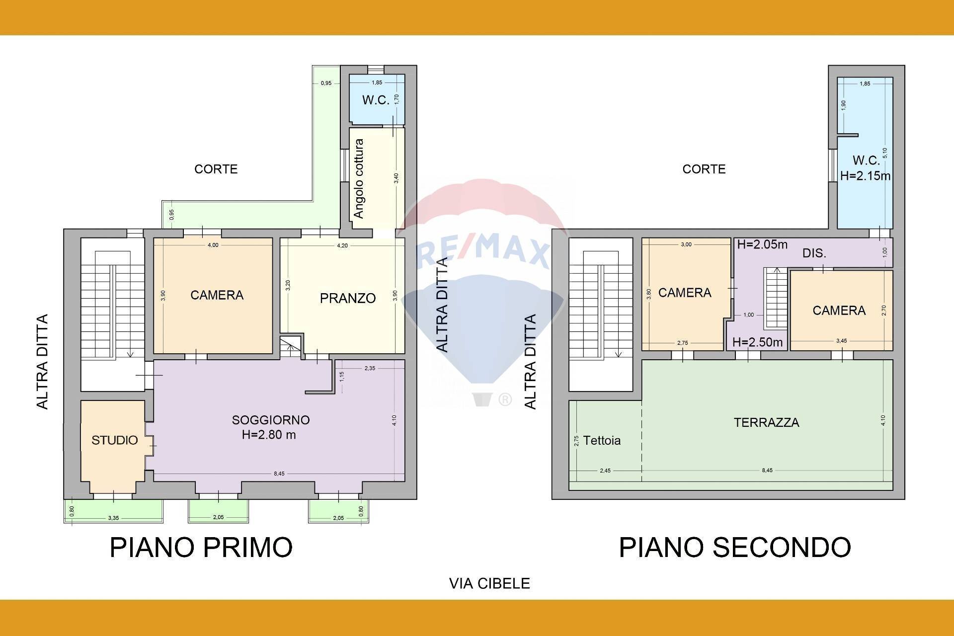 Pianta 2D - Quadrilocale Via Cibele
 
59, Catania - planimetria 1