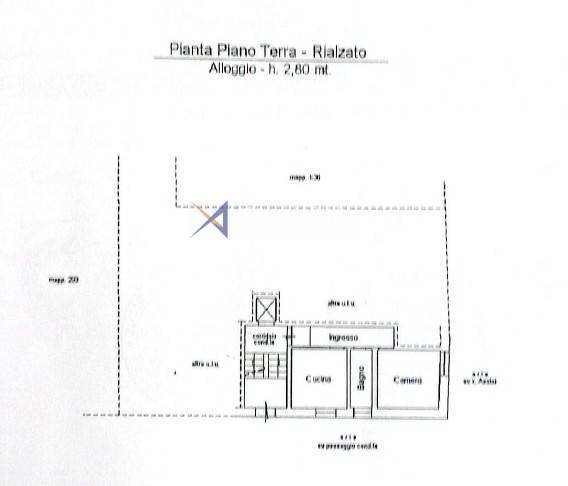 Foto 8 - Bilocale Bordighera - planimetria 1