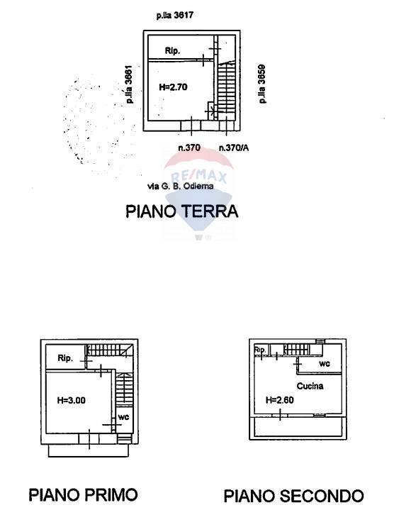 Pianta 2D - Casa indipendente via giambattista odierna
 
370, Ragusa - planimetria 1