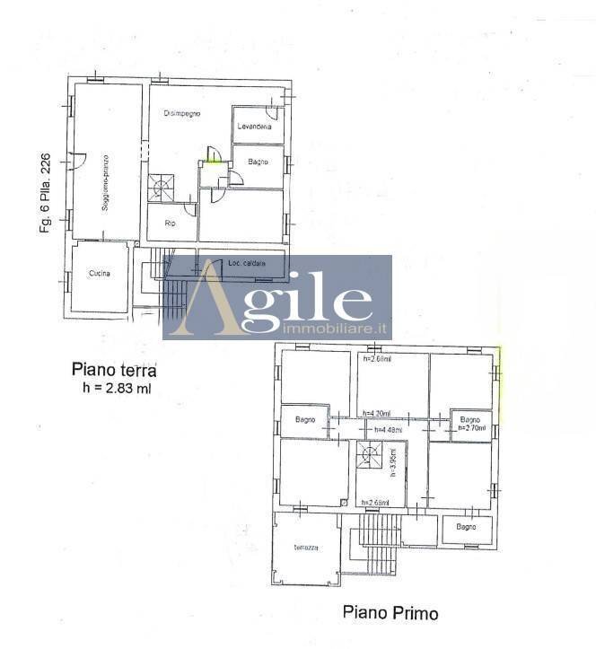 Foto 70 - Rustico contrada rufiano, Castignano - planimetria 1