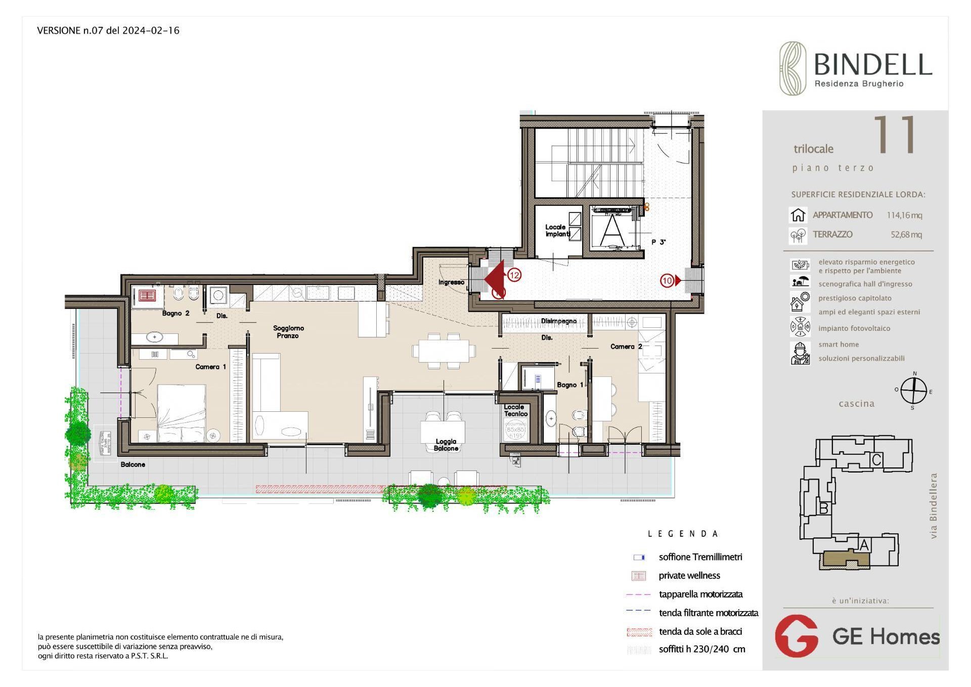 Foto 18 - Trilocale Via Bindellera
 
snc, Brugherio - planimetria 1