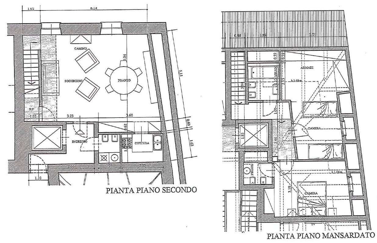 Trilocale piazza Cavour, 3, Chieri - planimetria 1
