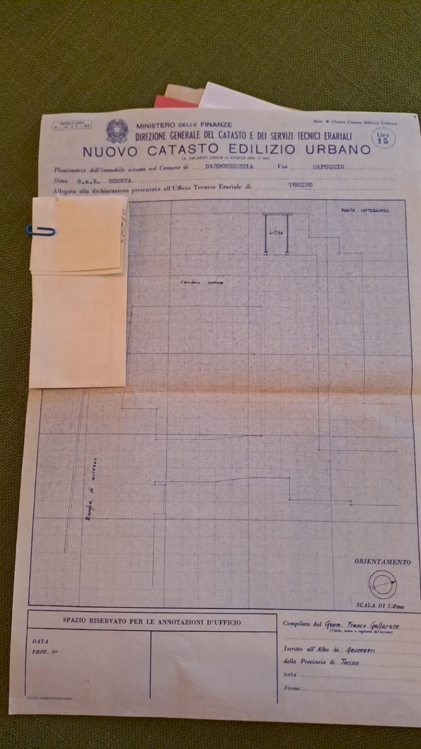 Attic viale Capuccio, 42, Bardonecchia - floor plans 1