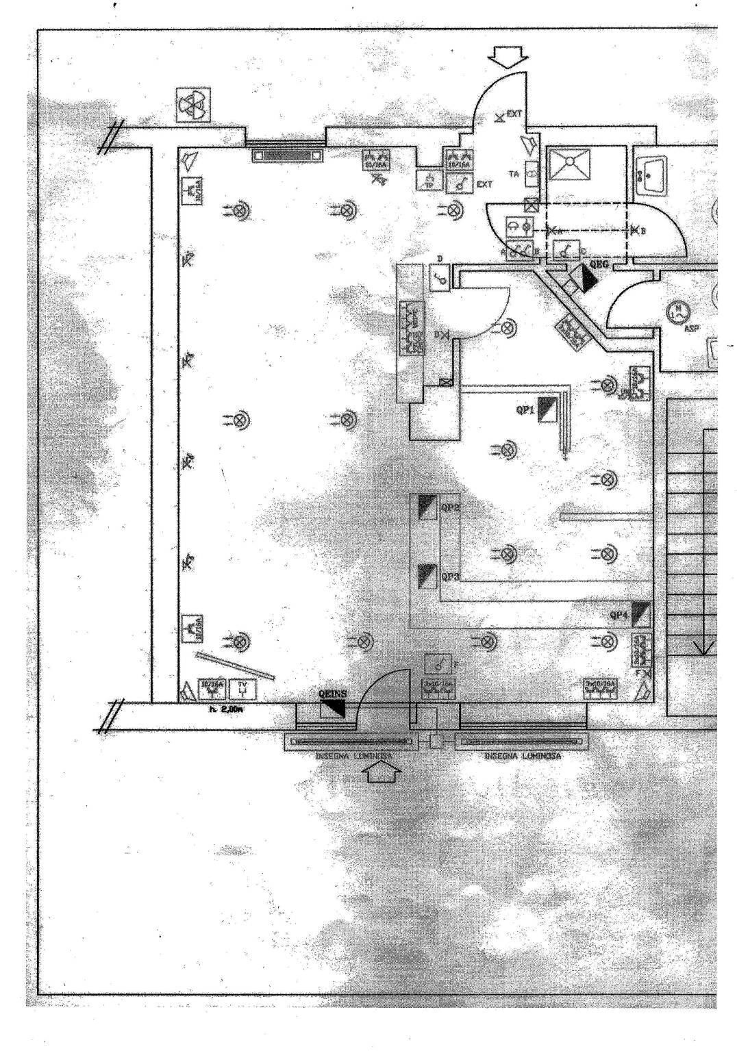 Shop via Filippo Corridoni, Bergamo - floor plans 1