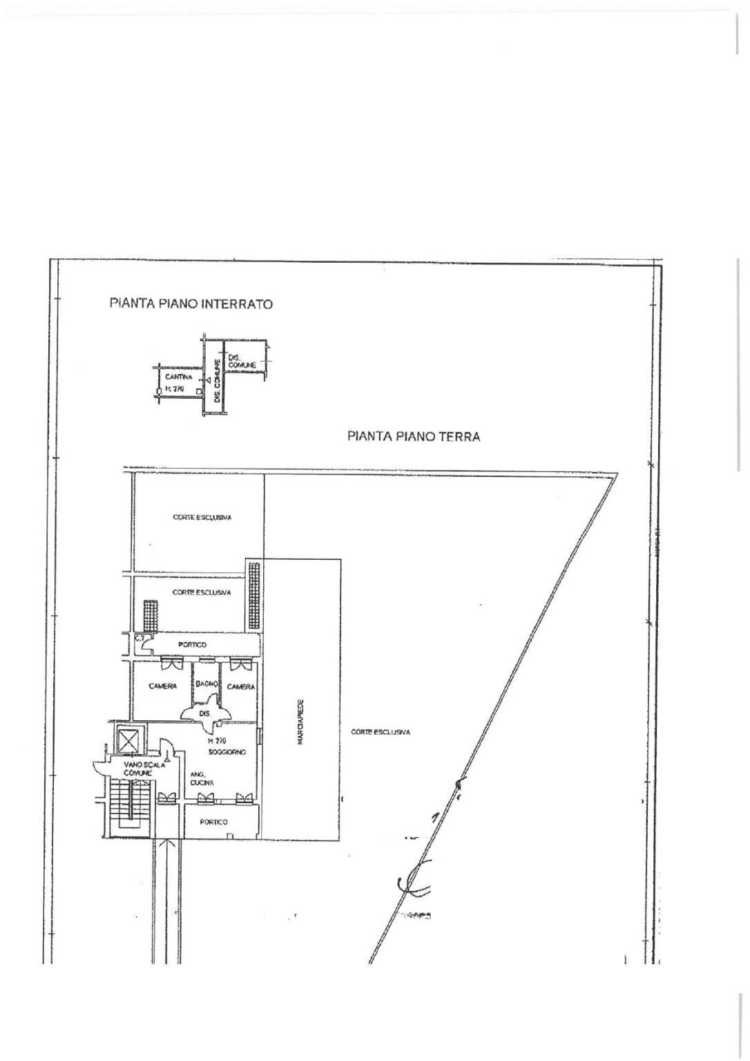 Trilocale via Iginio Bersani, Carmagnola - planimetria 1
