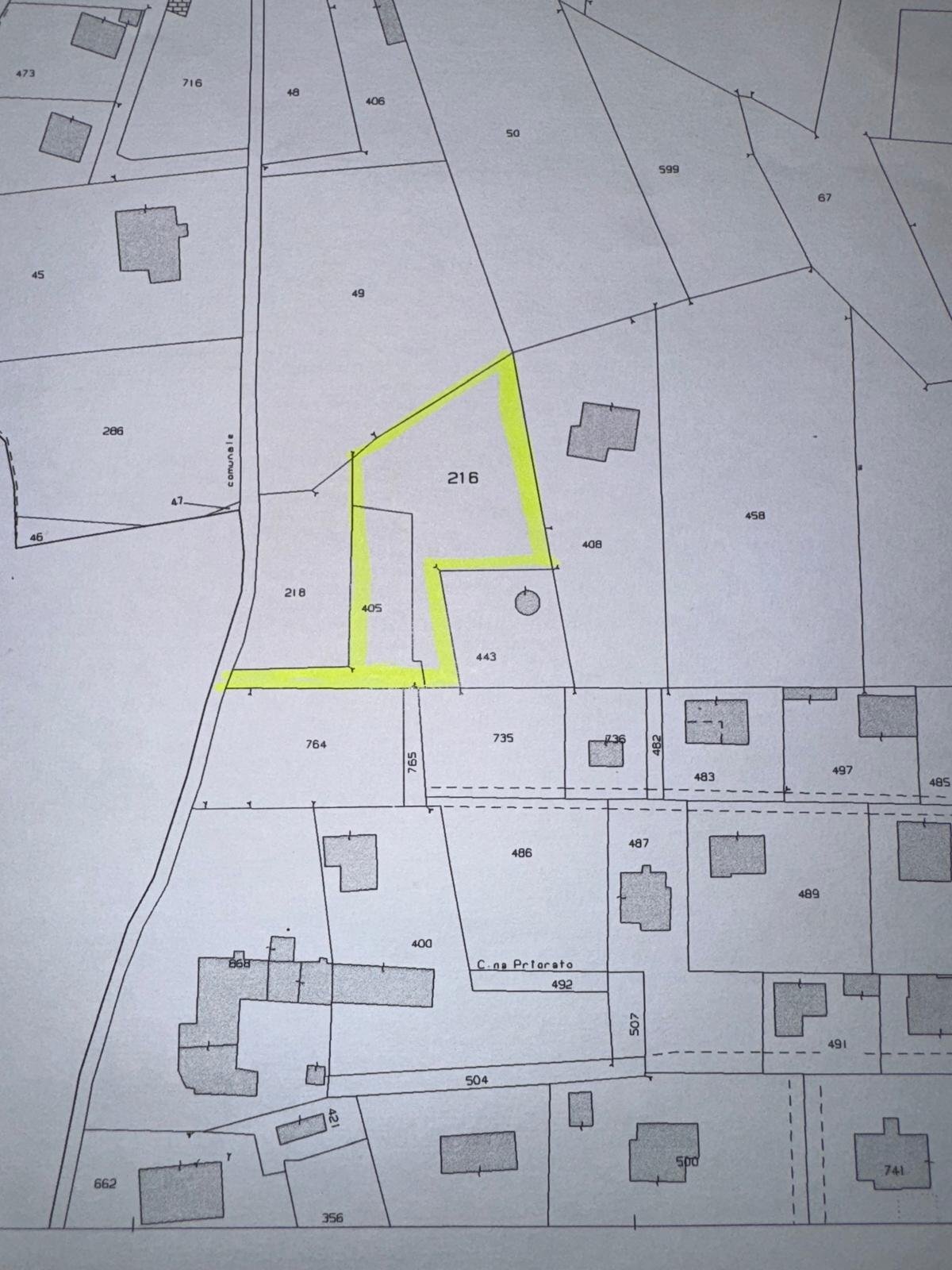 Terreno agricolo Strada dei Boer, 102, Luserna San Giovanni - planimetria 1