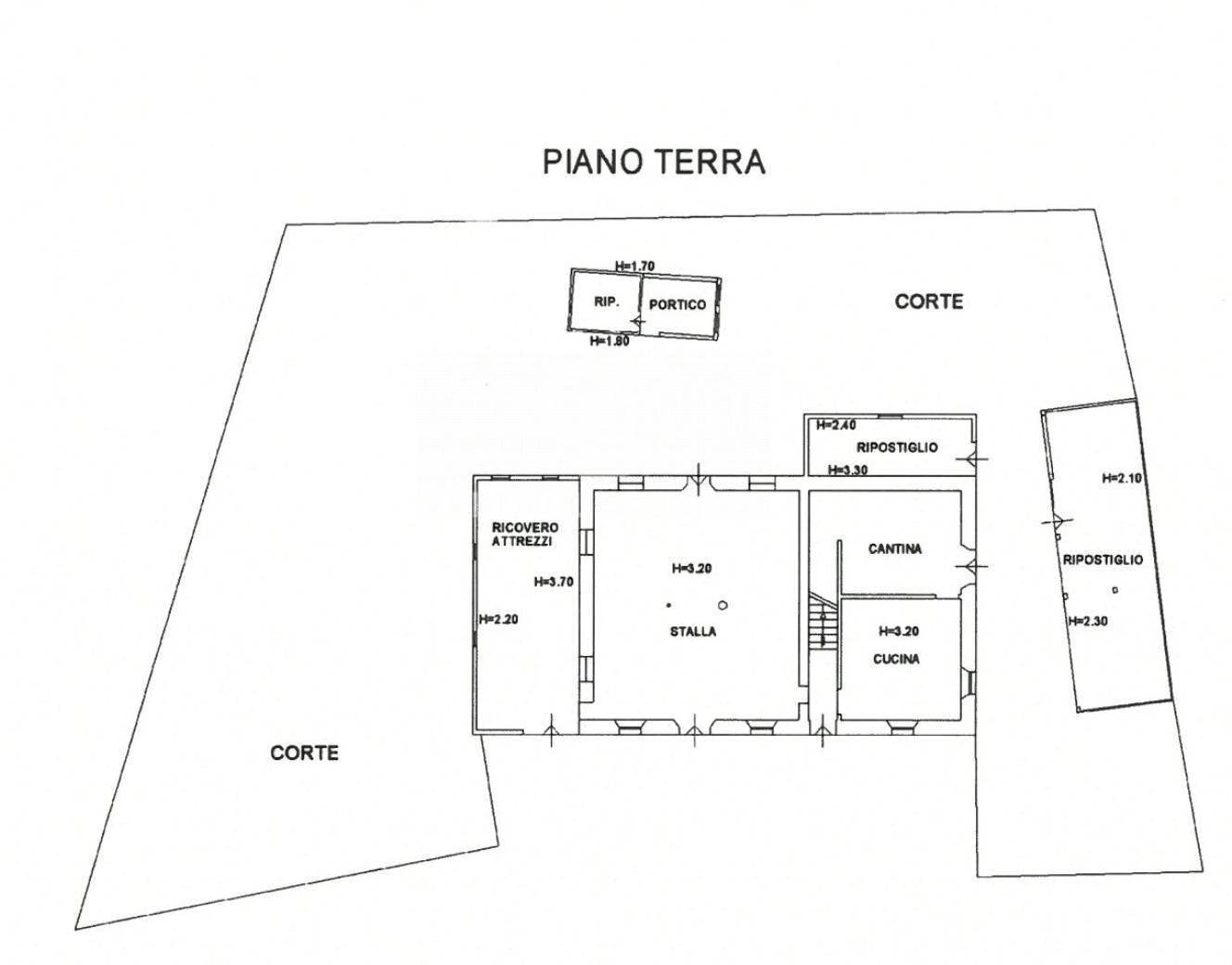 Foto 33 - Rustico Strada Picciano
 
17, Tavullia - planimetria 1