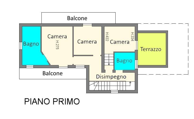 Foto 51 - Villa via Borghetto, Carnago - planimetria 1