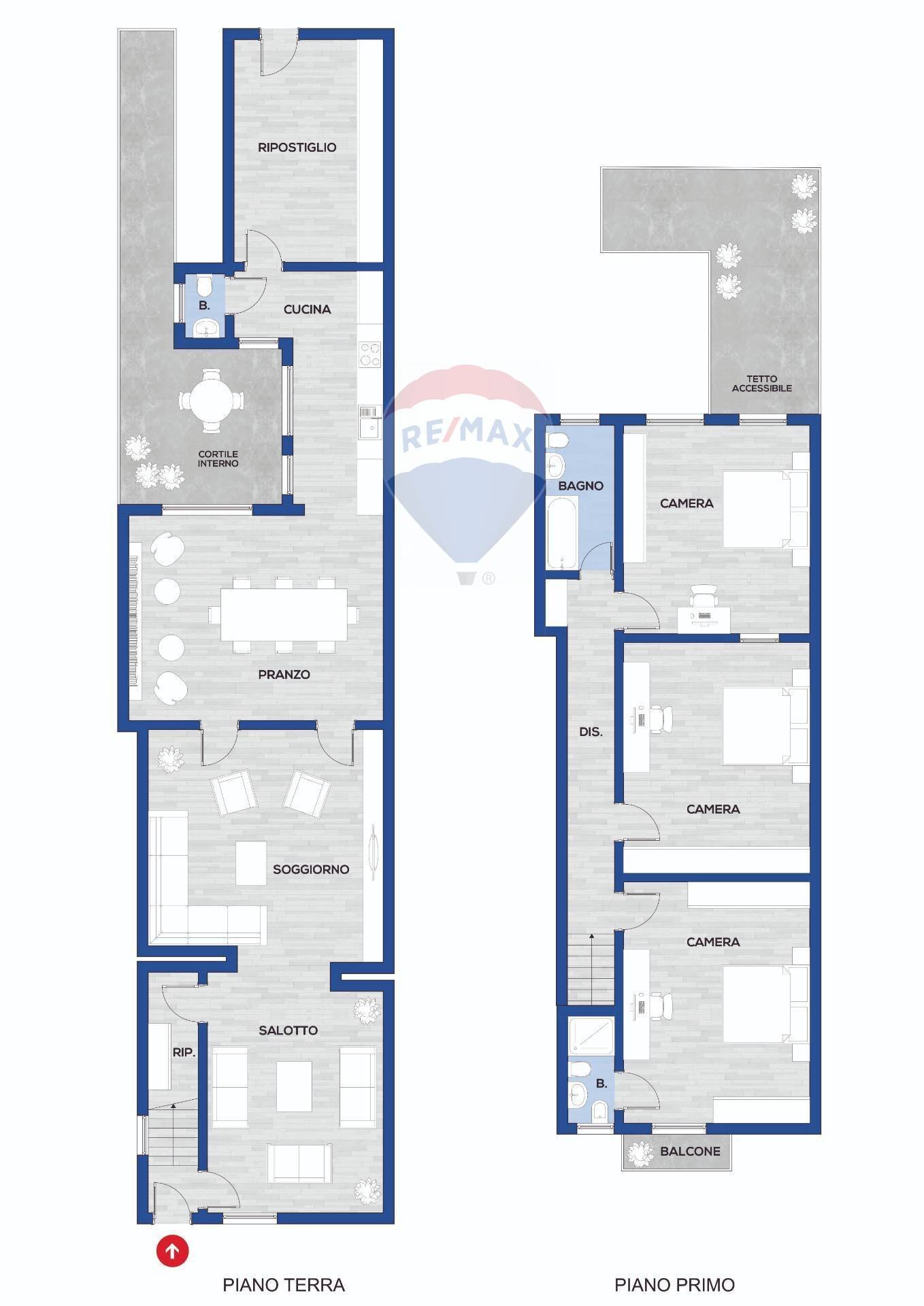 Pianta 2D - Appartamento Via Carlo Alberto di Savoia
 
9, Santa Teresa Gallura - planimetria 1