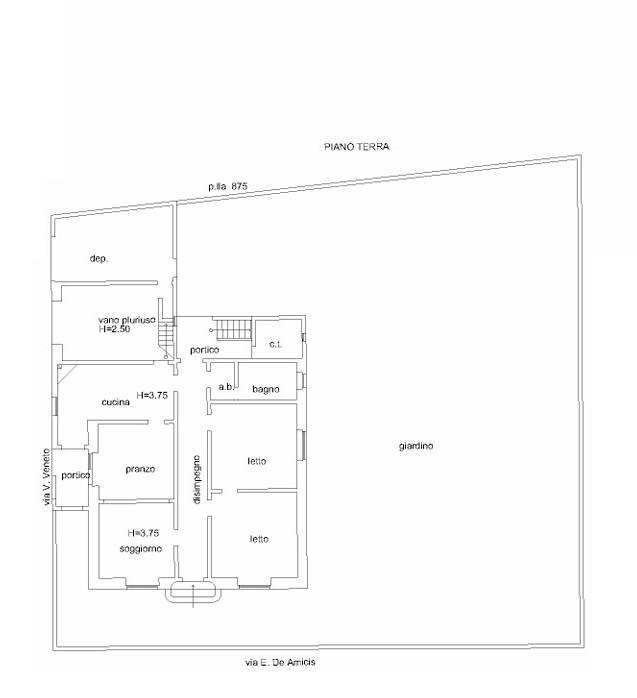 Foto 45 - Independent house Via De Amicis
 
56, Salve - floor plans 1