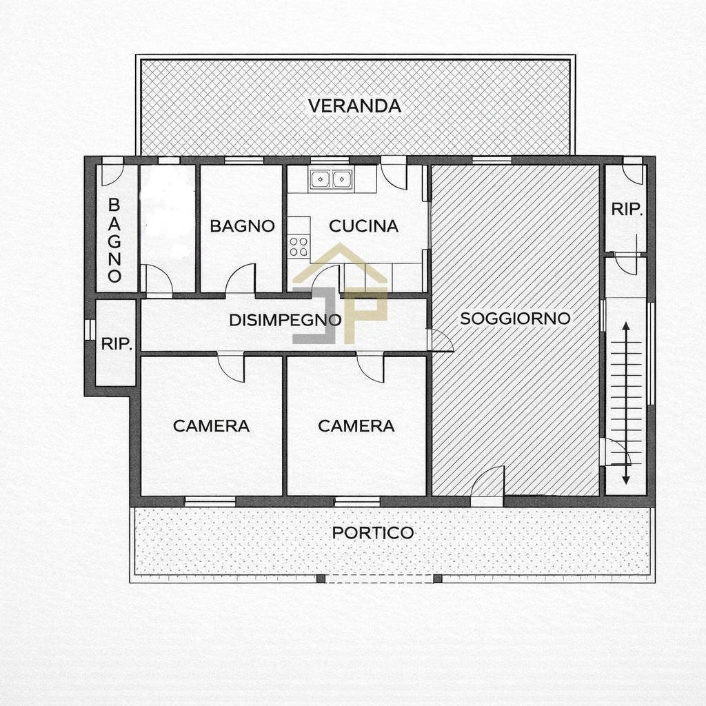 Foto 36 - Villa Contrada Milioto
 
sic, Partinico - planimetria 1
