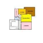 PLANIMETRIA - Trilocale Via Riccardo Guastella, Trappeto - planimetria 1